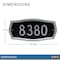Hillman HILLMAN Distinctions Black Die-Cast Zinc Heritage Address Plate, PK3 847331 - alternate 4